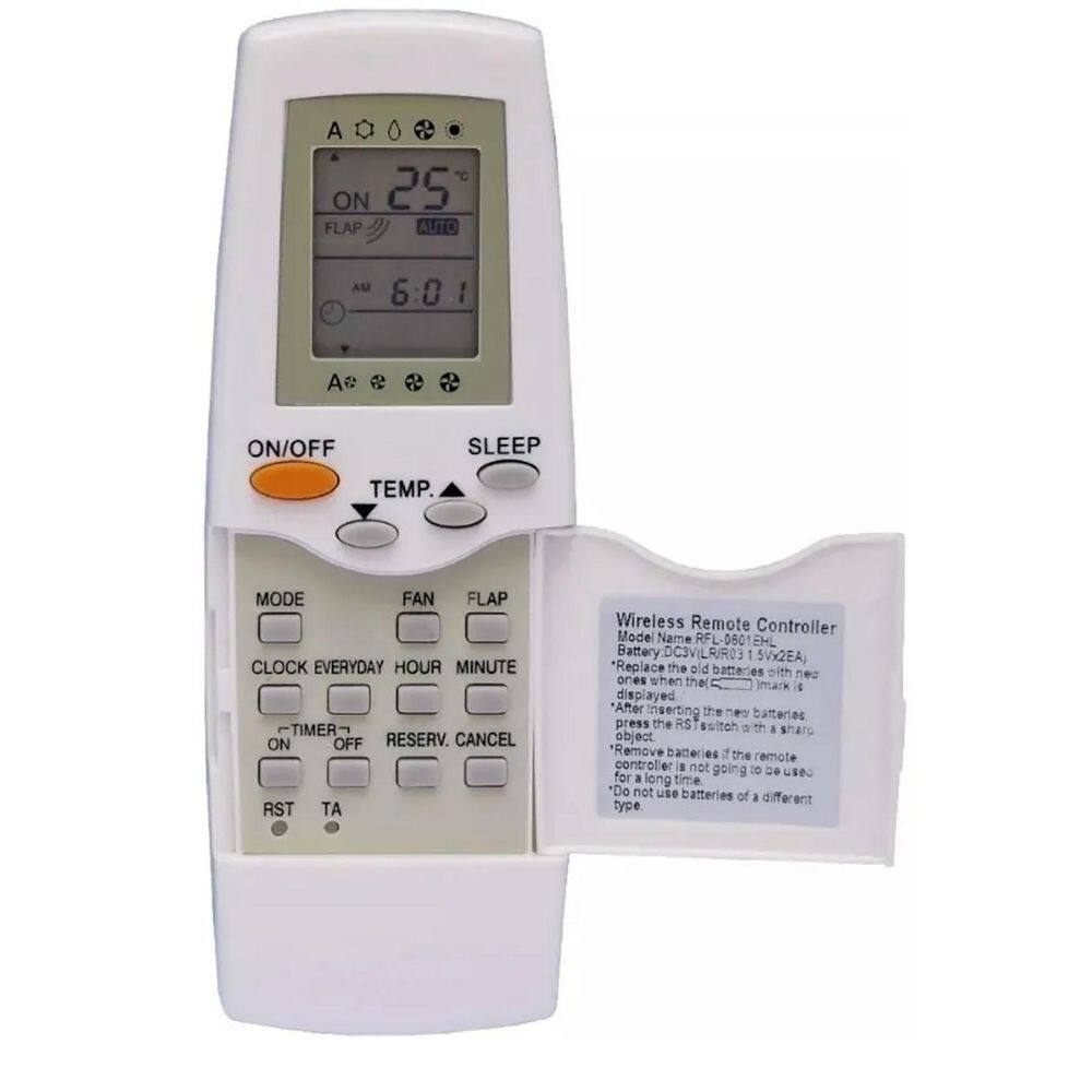 Controle Remoto Ar Springer Carrier 42Dca012515Ls Compatível