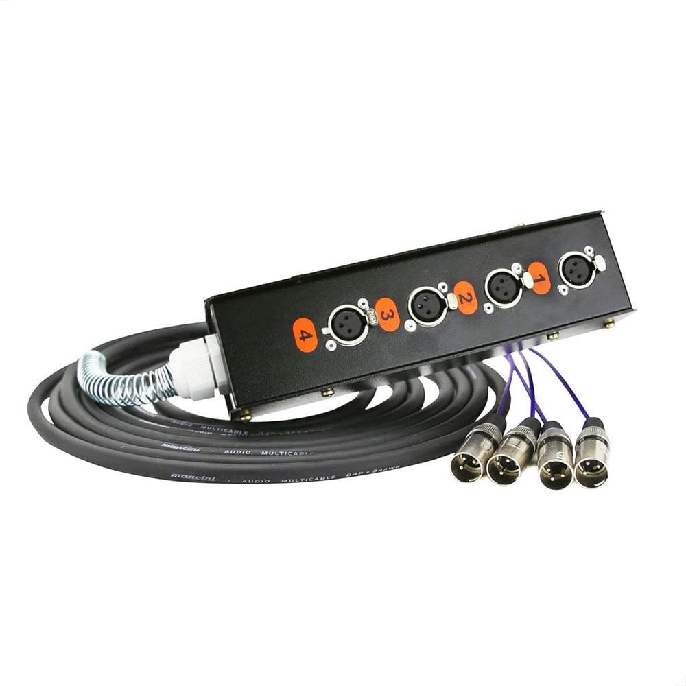 Medusa 4 Vias Montada Conectores Cirilo Cabos - 25 Metros