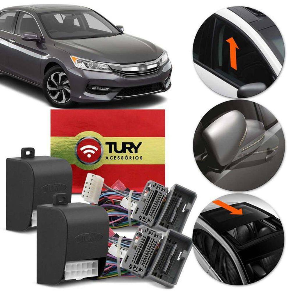 Modulo Retrovisor Elétrico Tury - PARK 6 BU - ACCORD