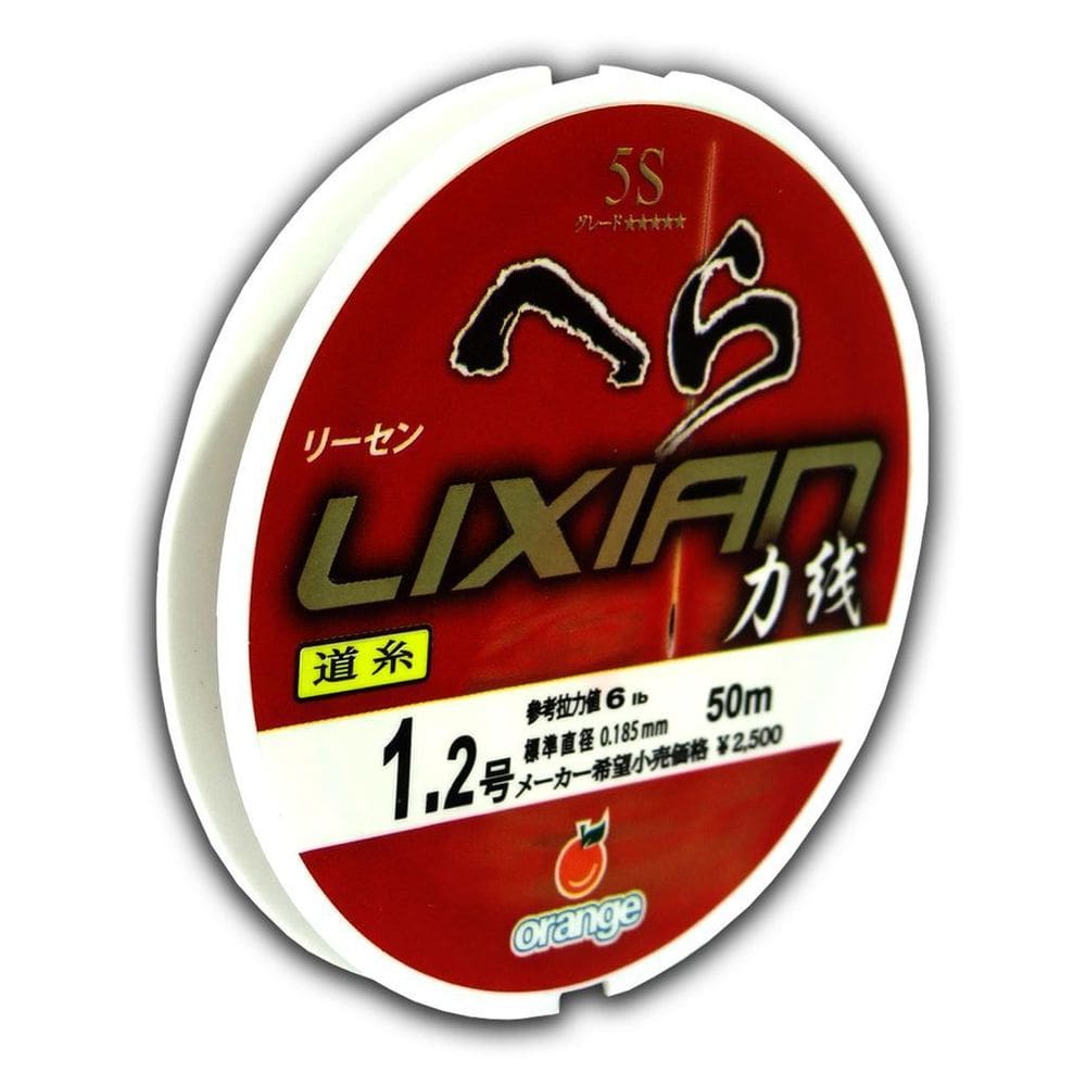 Linha Lider Orange Lixian 5S Red 6Lb - 0.185Mm - 50M