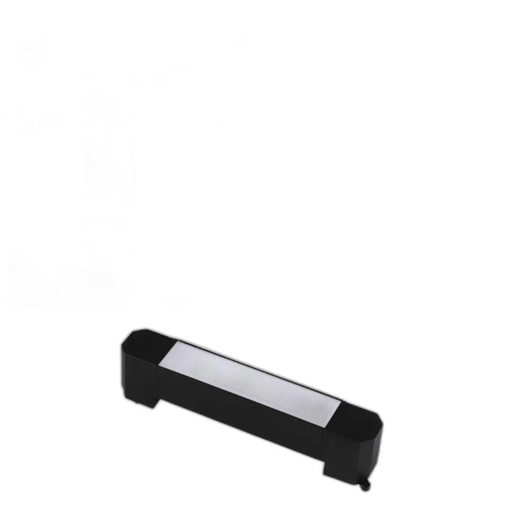 Luminária  Preta  Luz Difusa Linear 10W De 20Cm Para Trilho