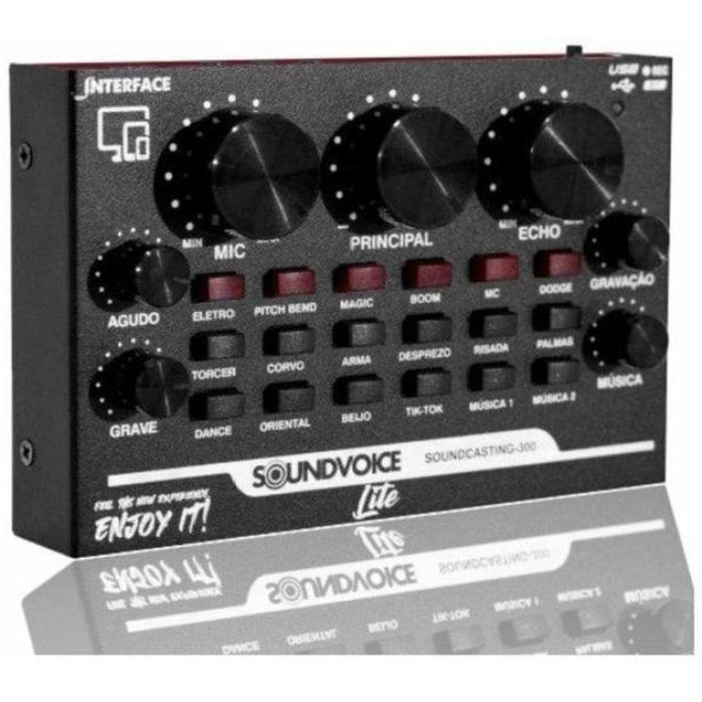 Kit Interface De Áudio Soundvoice Lite Soundcasting Kt300