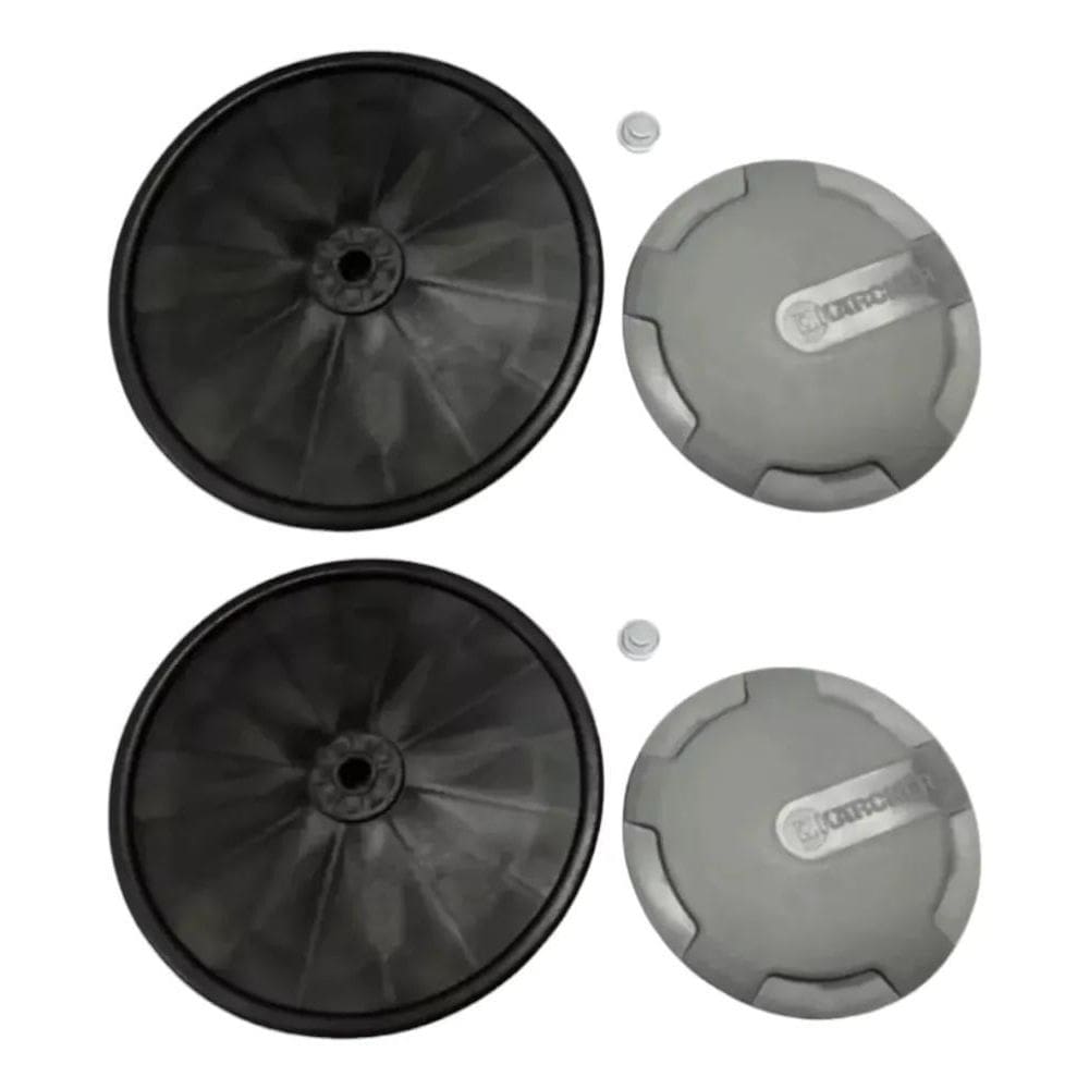 Kit Rodas Com Calotas E Travas Hd585 - Karcher -