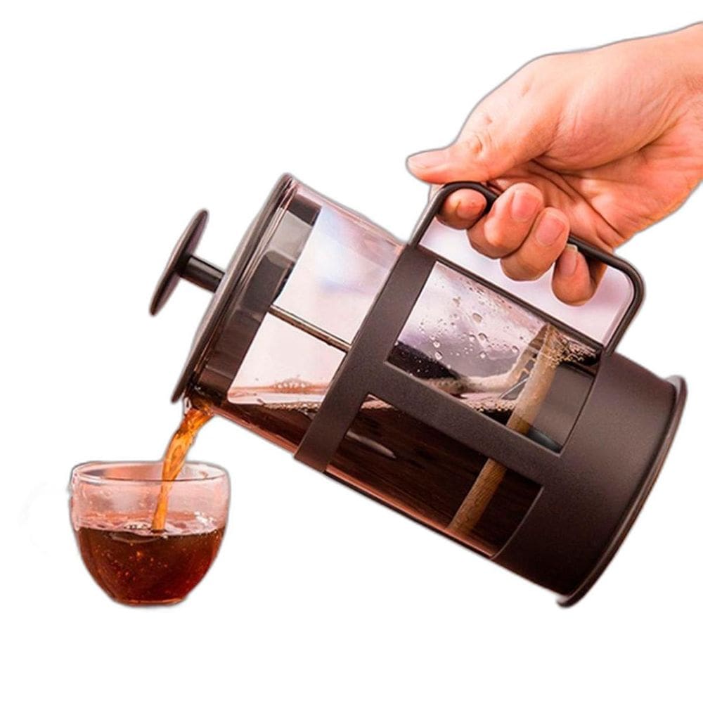 Prensa Francesa Manual 350Ml Vidro Filtro Café Perfeito