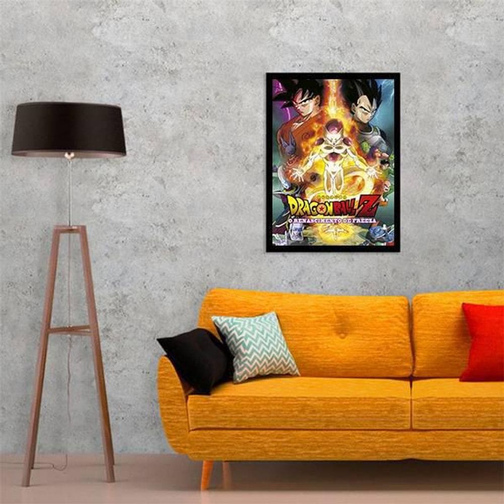 Quadro Decorativo Dragon Ball Z O Renascimento De Freeza 45X34Cm
