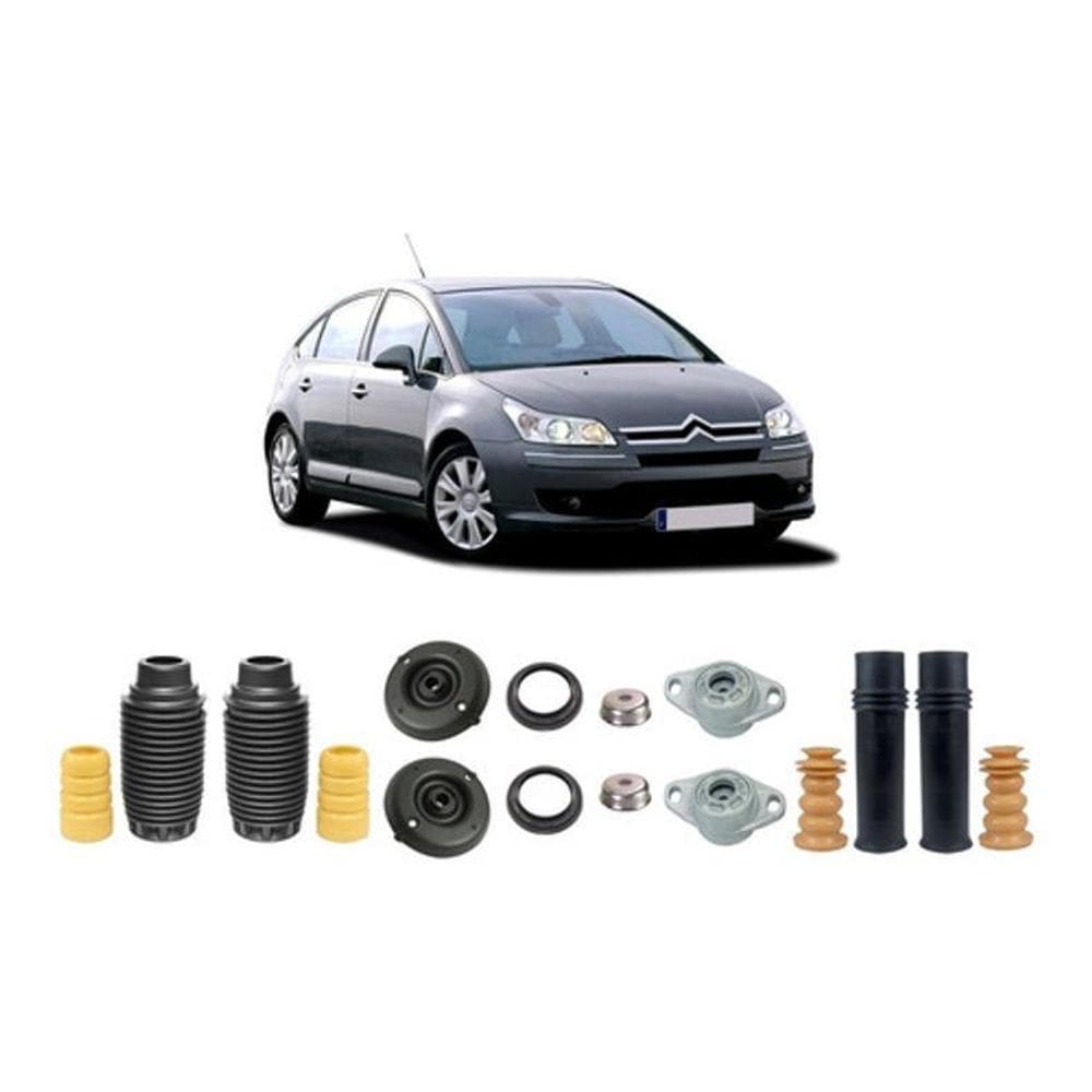 4 Kit Suspensão Dianteira Traseira C4 Hatch 2004 2005 2006