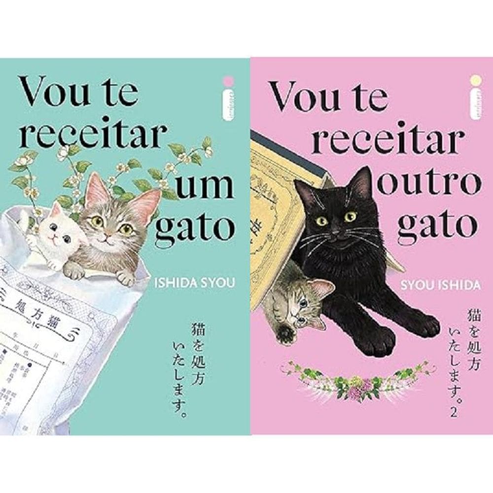Kit 2 Livros Syou Ishida Vou Te Receitar Um Gato + Vou Te