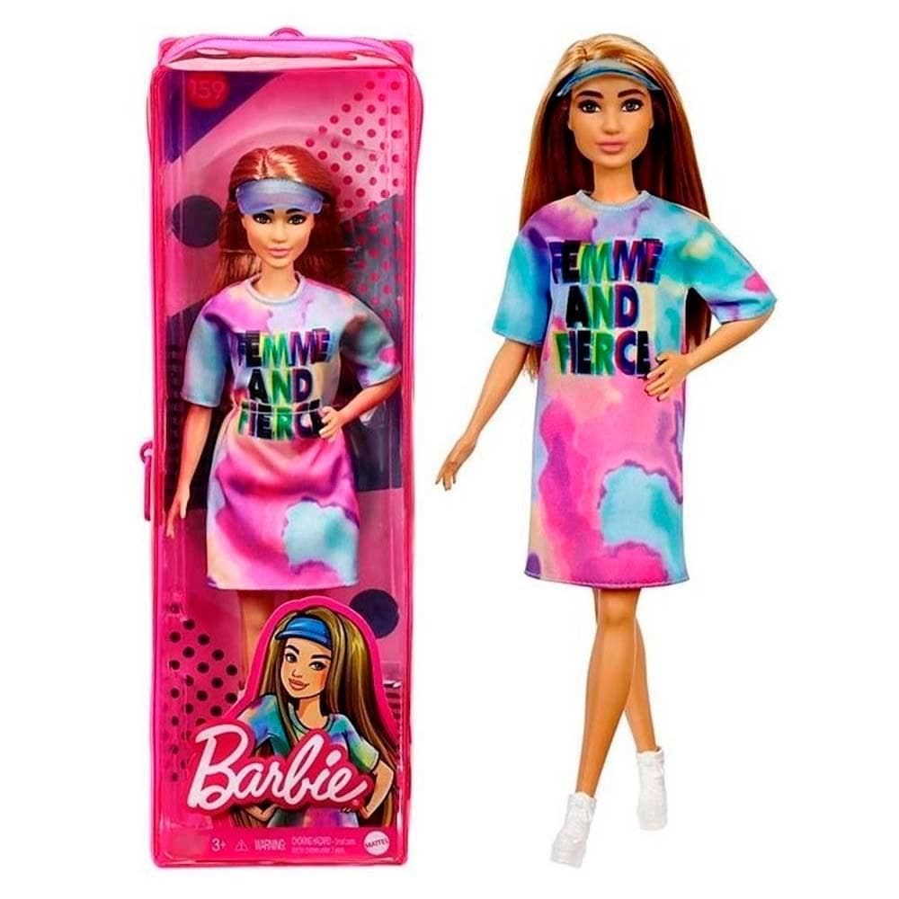 Brinquedo Boneca Barbie Fashionista Na Bolsinha 29Cm
