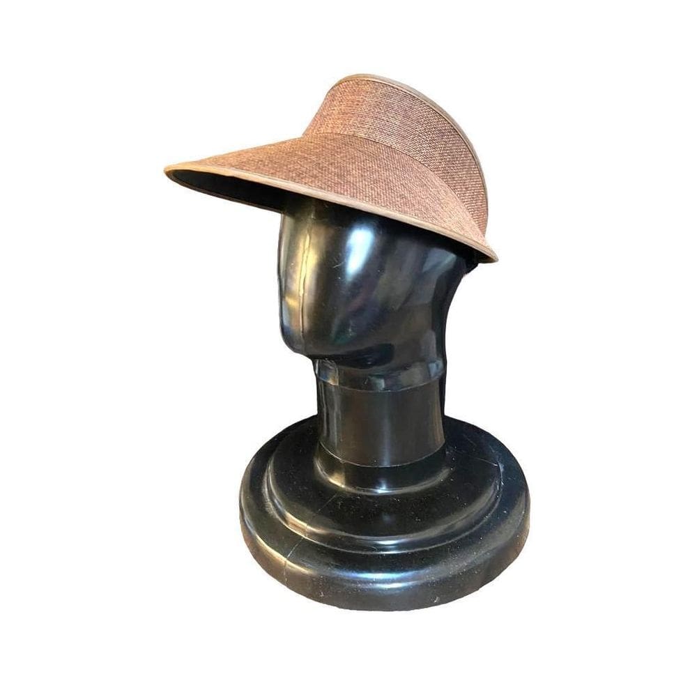 Viseira Praia Primavera/Verão Modelo Palha Sintética Marrom