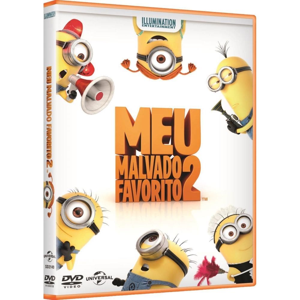 Dvd Coleção Meu Malvado Favorito 2 - E Lacrado