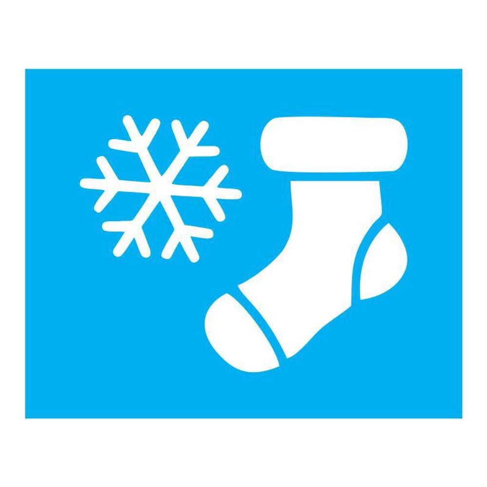 Stencil Tamako Meia Natal - 20X25Cm - Ref B643