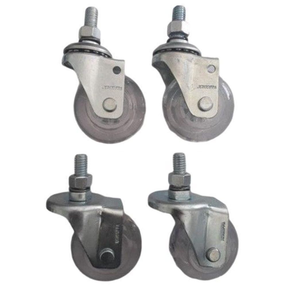 Rodizio Para Carrinhos E Móveis Roda Gel Kit Glae 210 E Flae