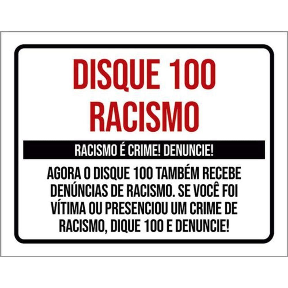 Kit 10 Placas Disque Crime Denuncie 36X46