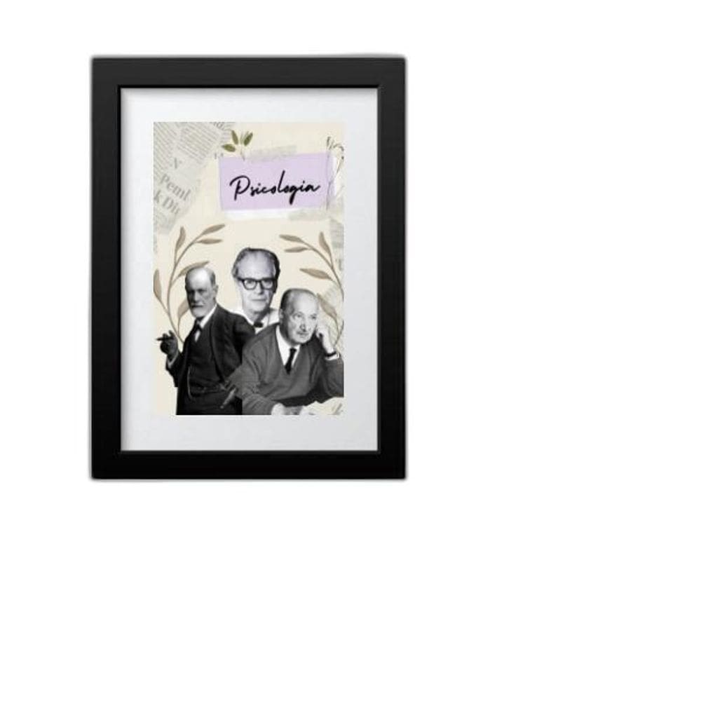 Quadro Psicologia Mestres - 60X48Cm