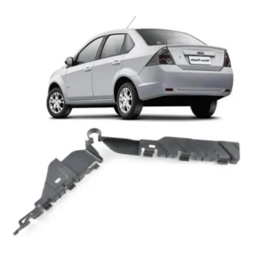 Guia Suporte Parachoque Traseiro Fiesta Sedan 10/15 Esquerdo