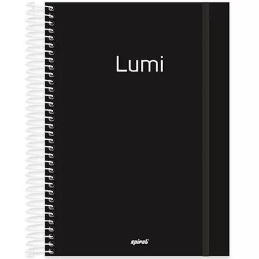 Material Escolar Caderno Cores Neon 10Matérias/160Folhas/Kit
