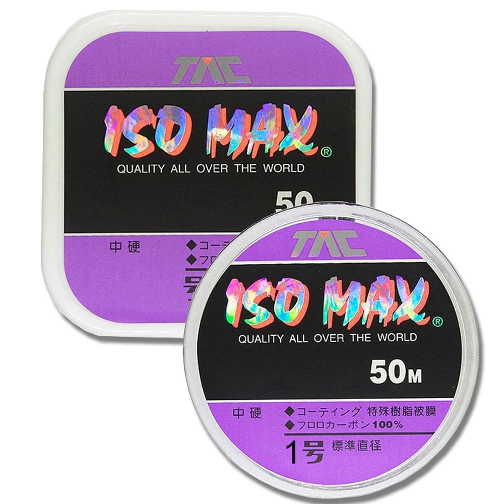 Linha Líder Fluor Carbon Tac Iso Max 50M 4Lb - 0.165Mm - 50M