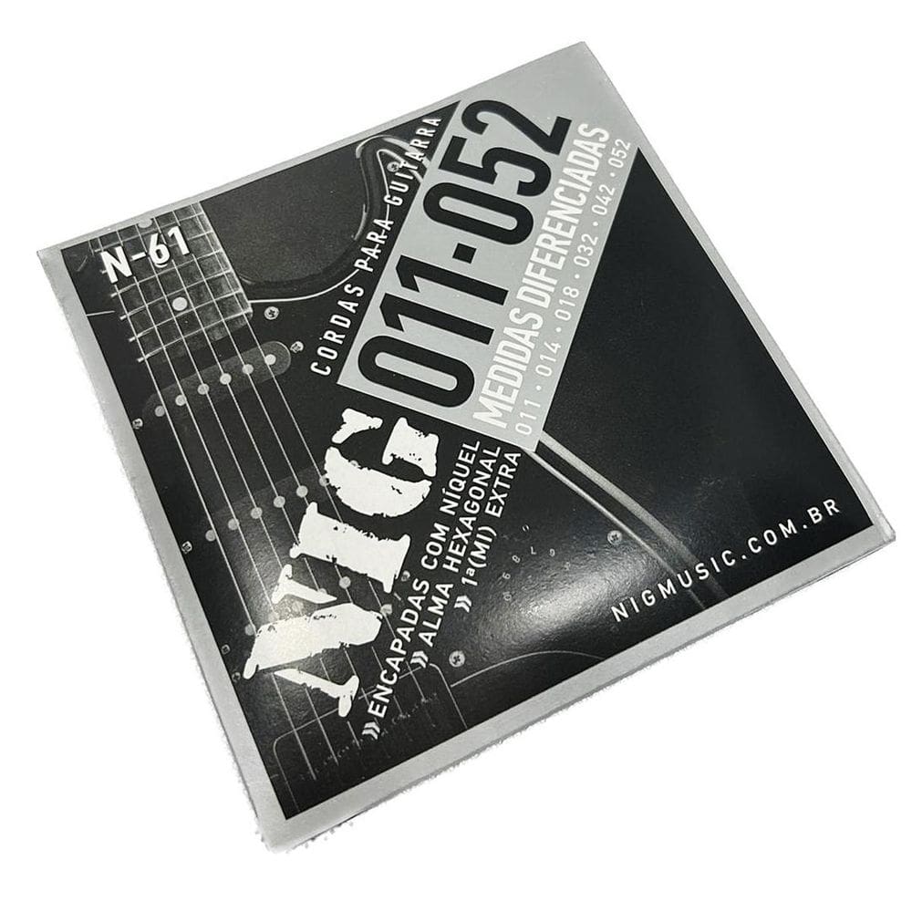 Encordoamento Nig 11-52 Guitarra + 1 Corda