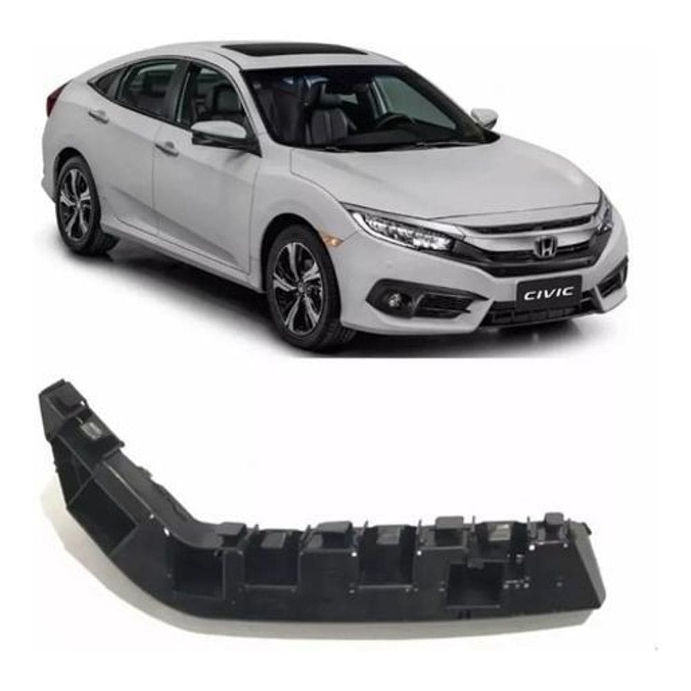 Guia Parachoque Dianteiro New Civic 2017 18 19 2020 Direito