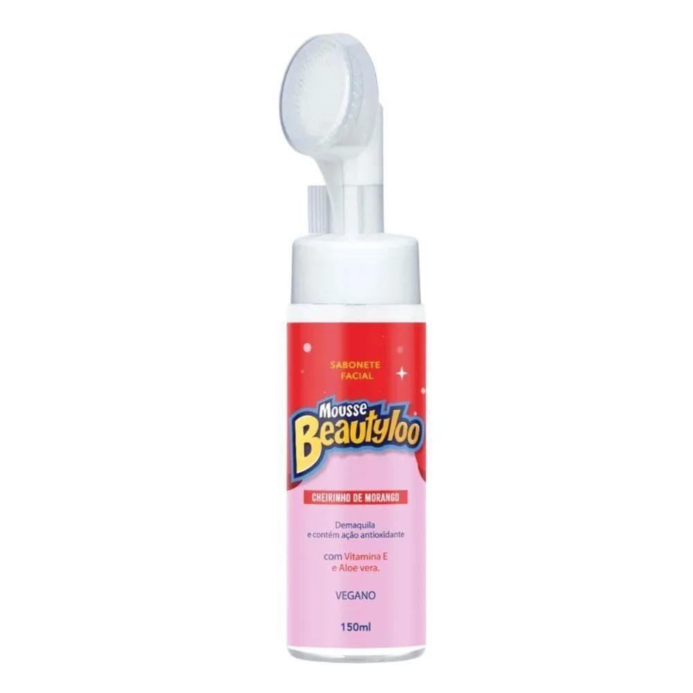 Mousse De Limpeza Beautyloo 150Ml - Morango