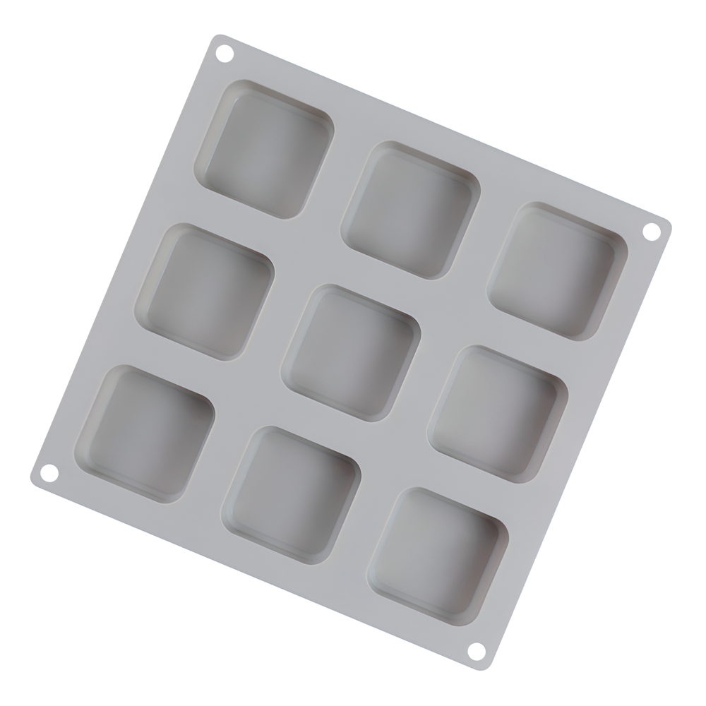 2 Un. Forma De Silicone Quadrado Para Artesanato Festa DIY