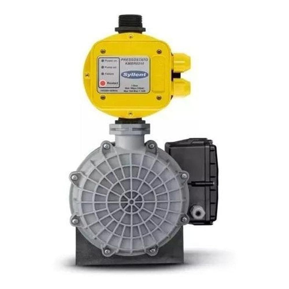 Bomba Pressurizador Com Pressostato Syllent 1 Cv
