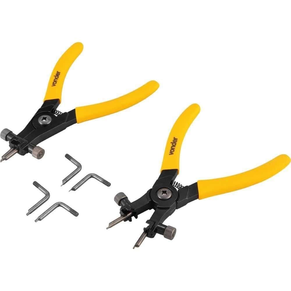 Jogo Alicate Aneis Vonder 10 Peças 0,8mm 1,0mm