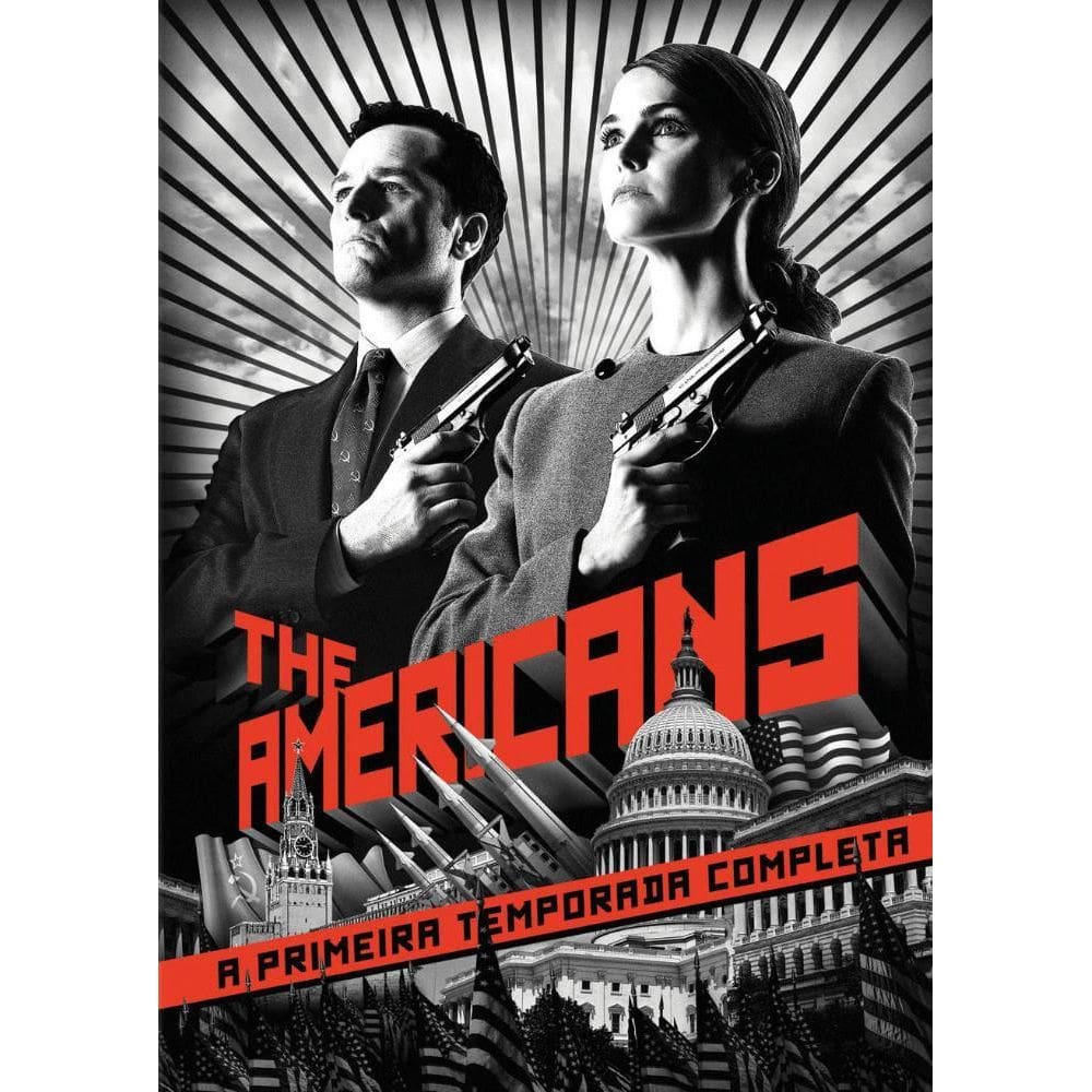 Kit 4 Dvd`S Box The Americans - A 1 Temporada Completa
