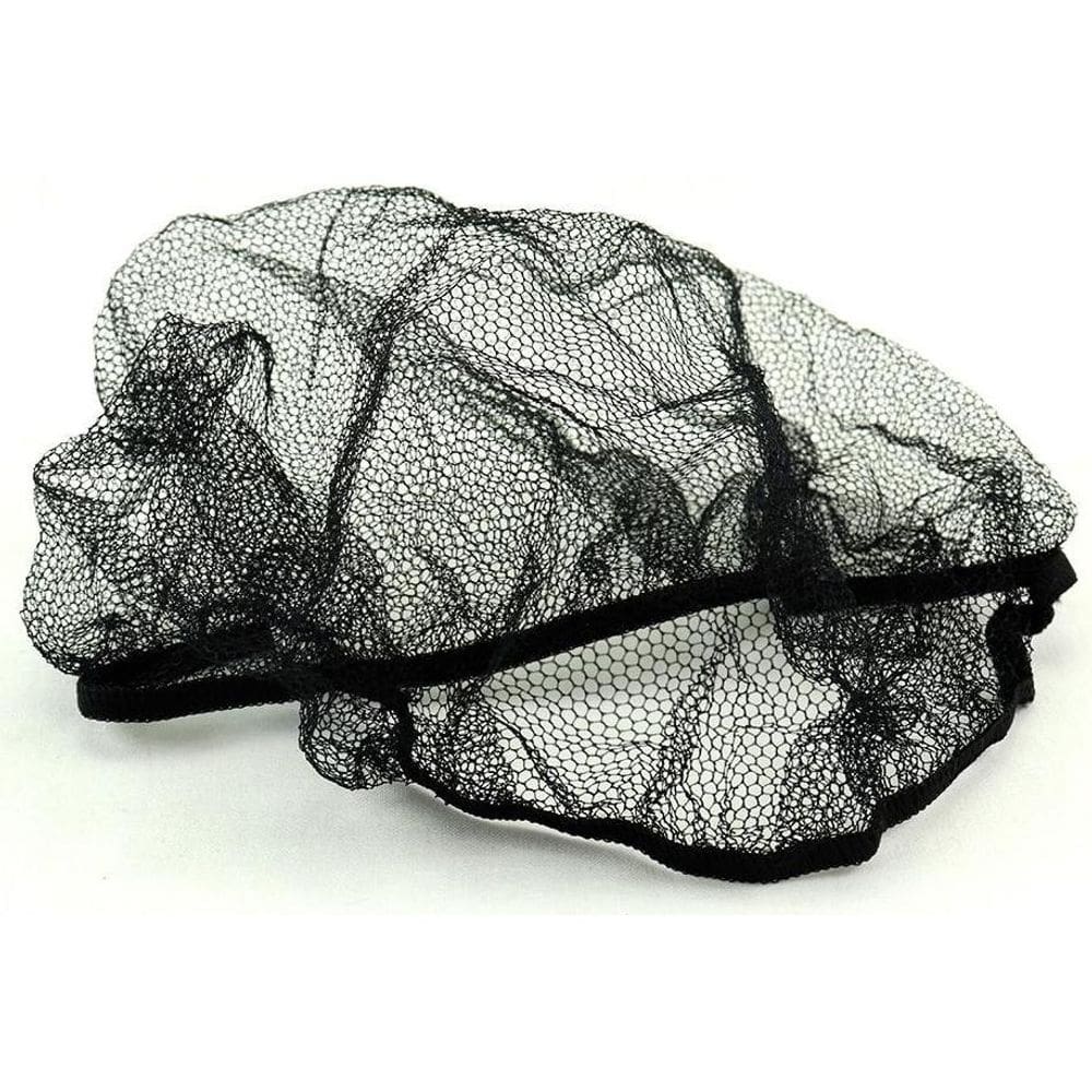 500 Toucas Descartáveis De Rede Preta - Marca Talge  5Pcts