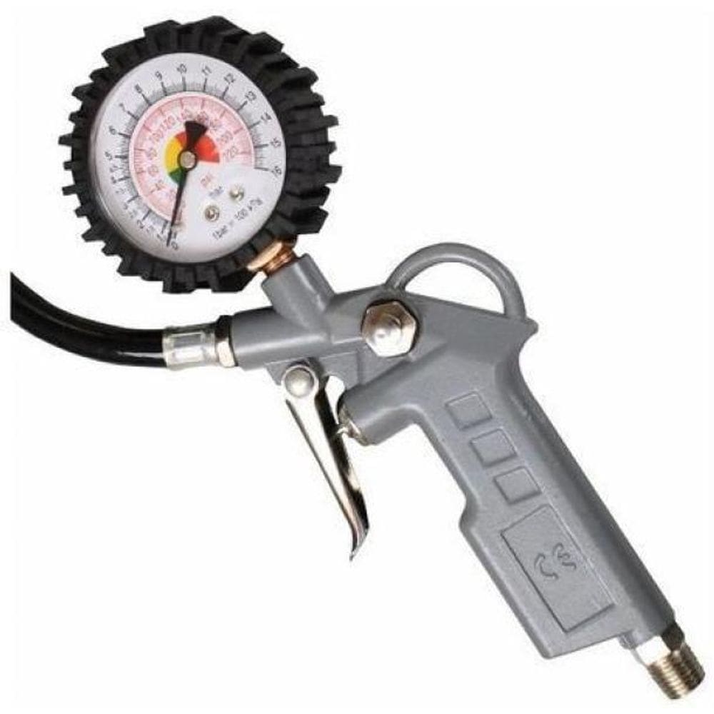 Calibrador Manual De Pneus Com Manômetro Analógico- Dm010
