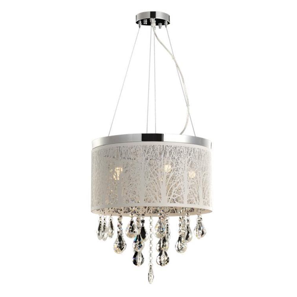 Lustre Avant Duquesa Florestta Branco Fosco 5Xg69