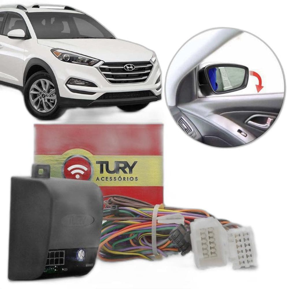 Modulo Retrovisor Elétrico Tury - Park 1.2.4 Ck - New Tucson
