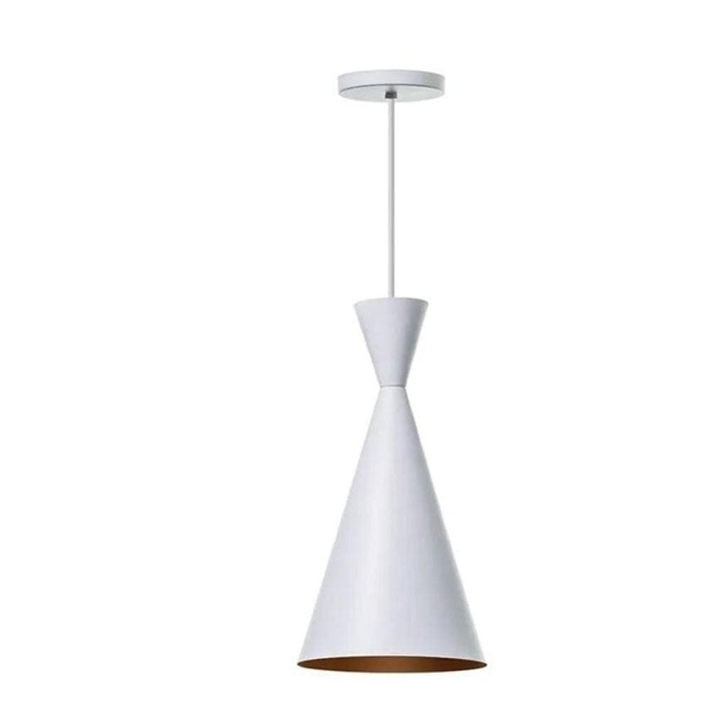 Pendente Opl Tokio Cone Branco/Cobre