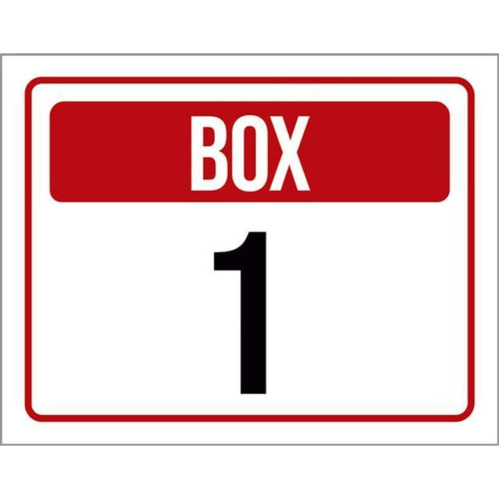 Kit 10 Placas Box 1 Kit 10 Placas Vermelha 36X46