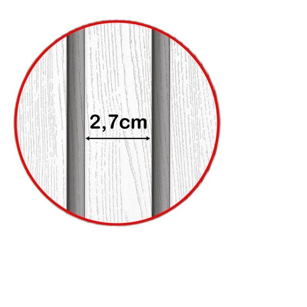 Papel De Parede Ripa Pinus Branco Adesivo Lavável Ripados