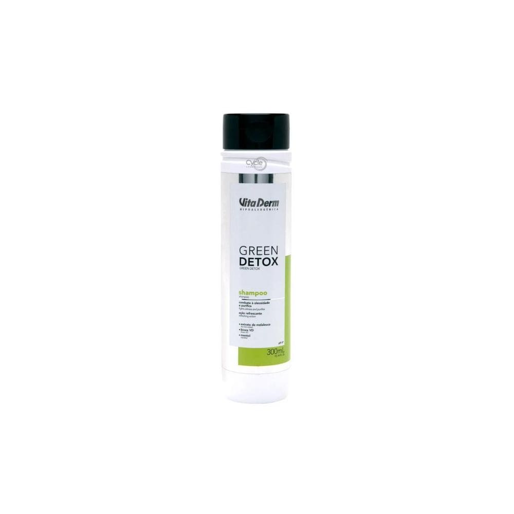 Shampoo 300Ml Green Detox Vita Derm