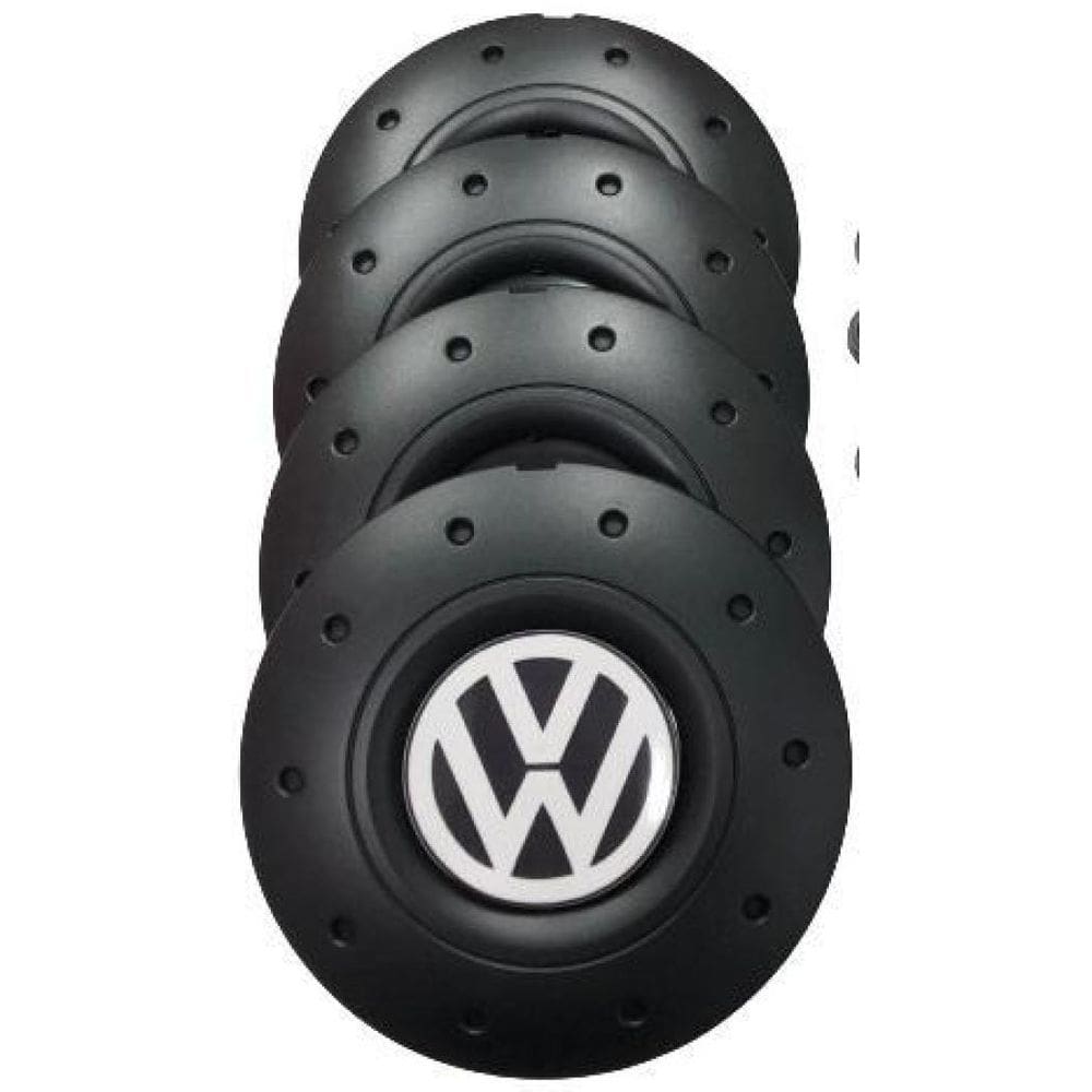 Calotas Miollo Vw Polo Aro 15 2009/2017 Estilo Amarok Preto