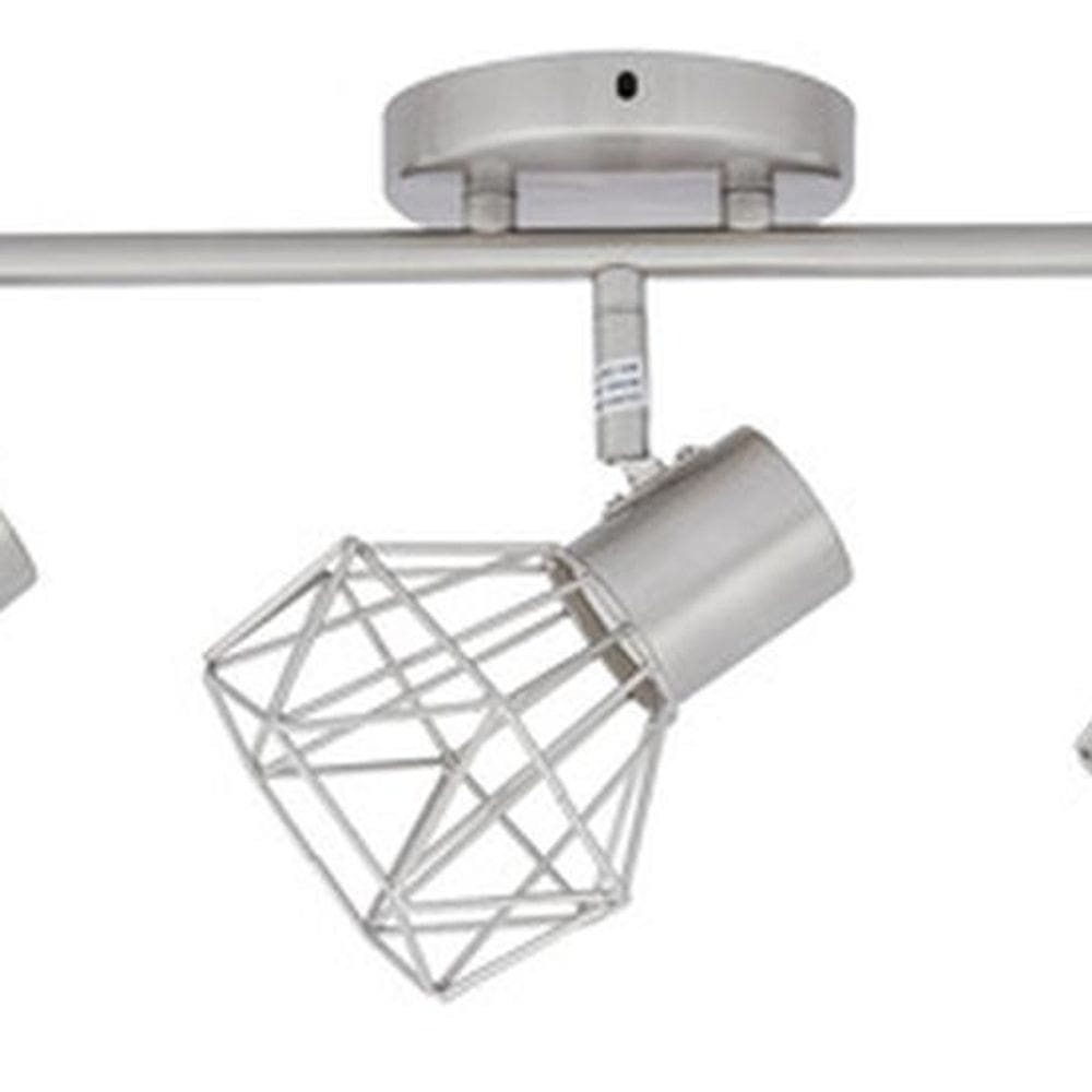 Spot De Sobrepor Prata Diamond 3 Lampadas Inspire