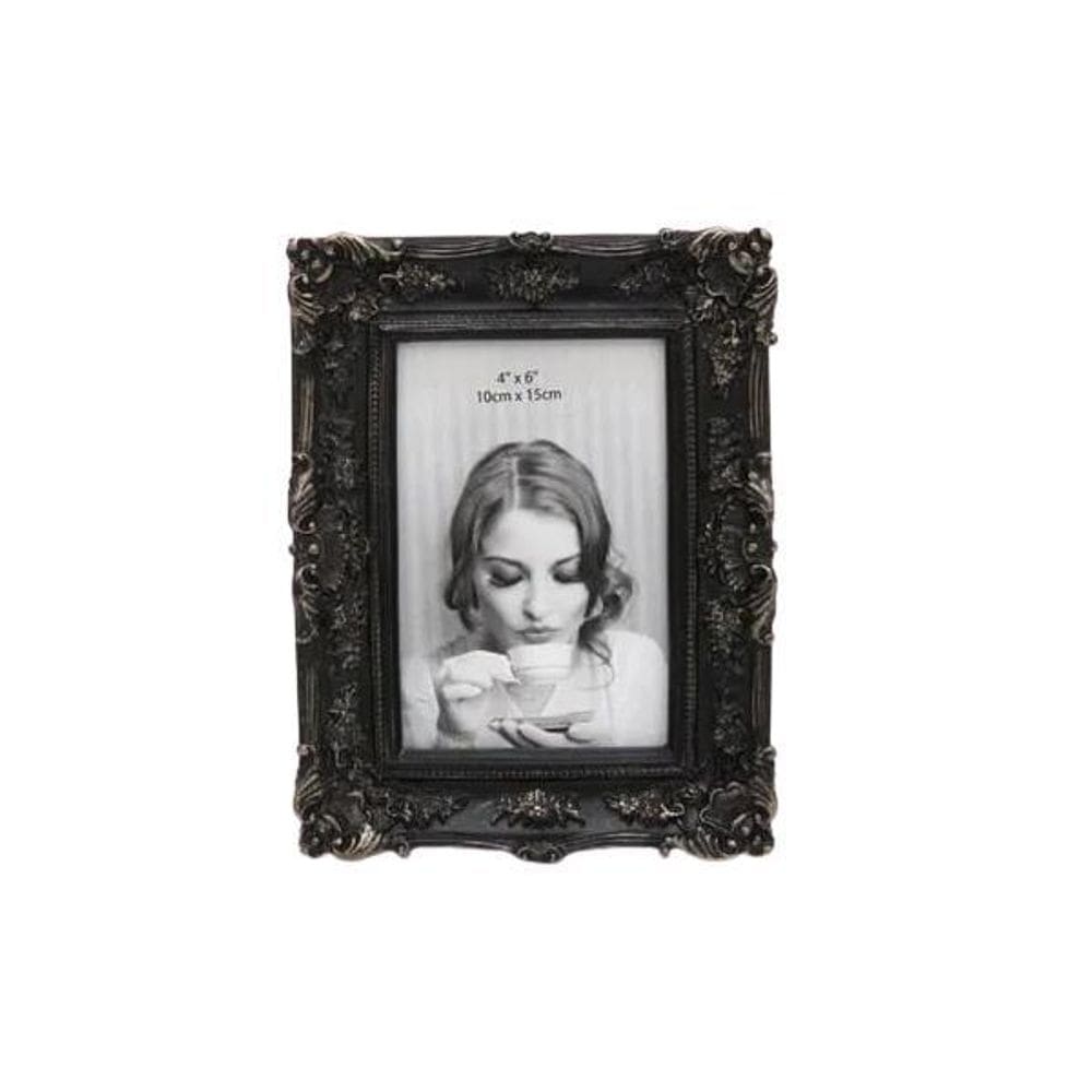 Porta Retrato Decorativo Em Poliresina - 3930 10X15