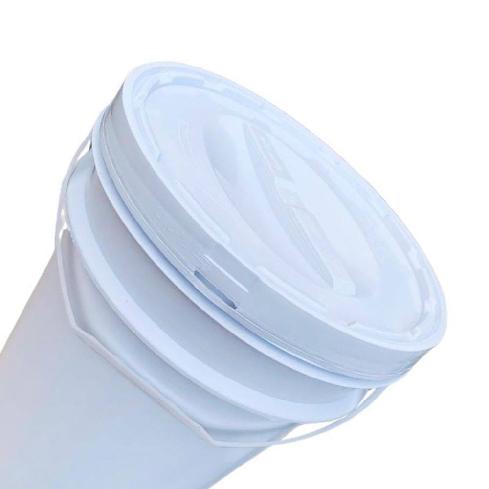 Balde 20L Tampa Rosqueavel Para Iogurteira - Kit 12 Pçs