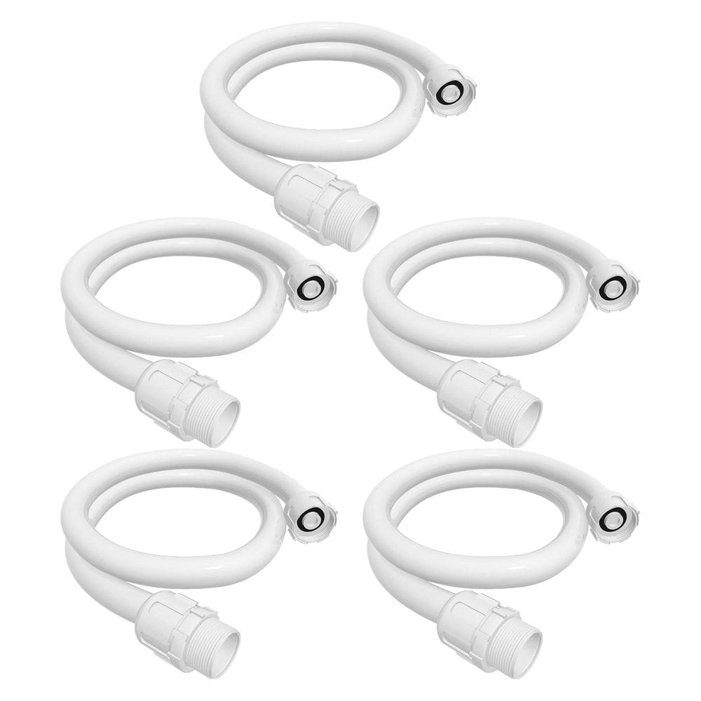 Kit Com 5 Engate Flexível 1/2 X 50Cm Com Anel Deslizante