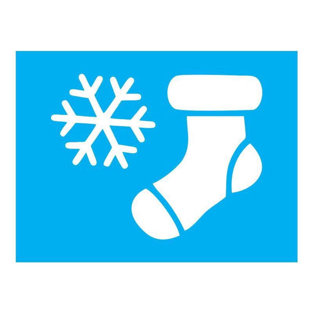 Stencil Tamako Meia Natal - 15X20Cm - Ref A3272