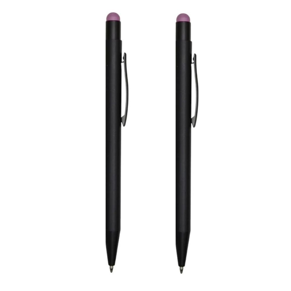 Kit Com 2 Canetas Touch Esferográfica De Luxo - Funcional