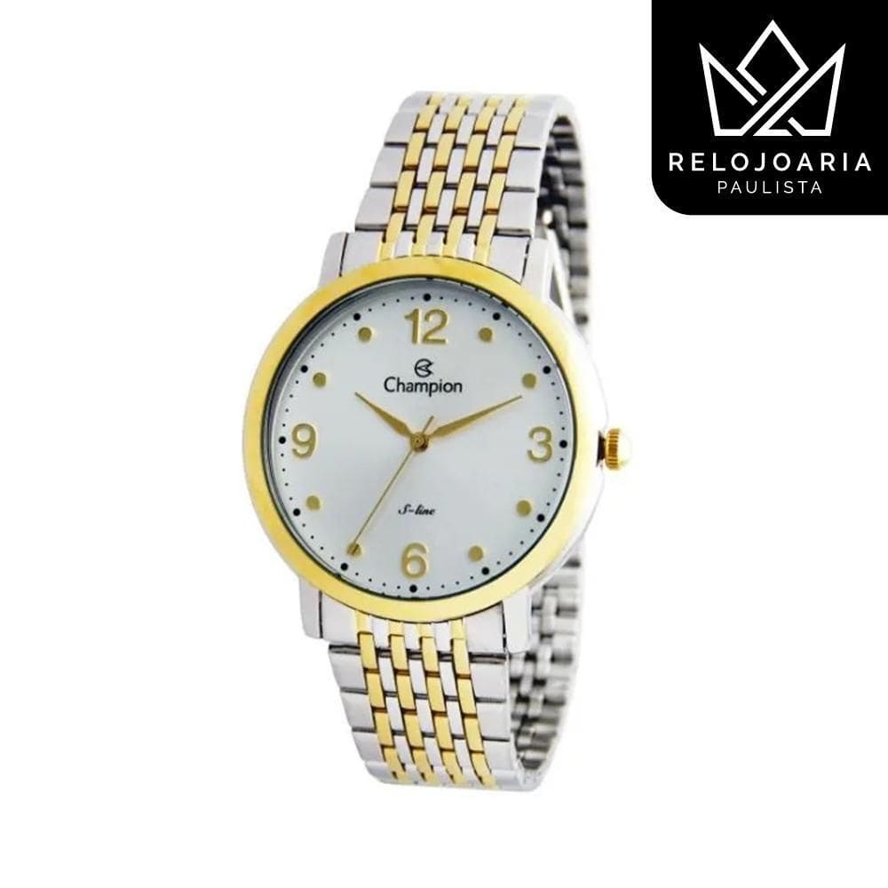 Relógio Champion Masculino Bicolor Slim Cn21176B