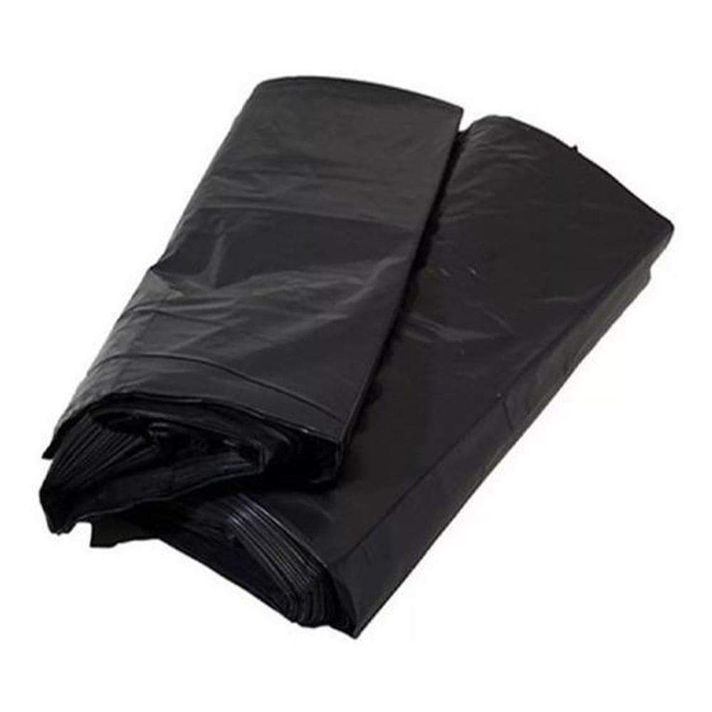 100 Unidades Saco Para Lixo 80 Litros Preto Reforçado