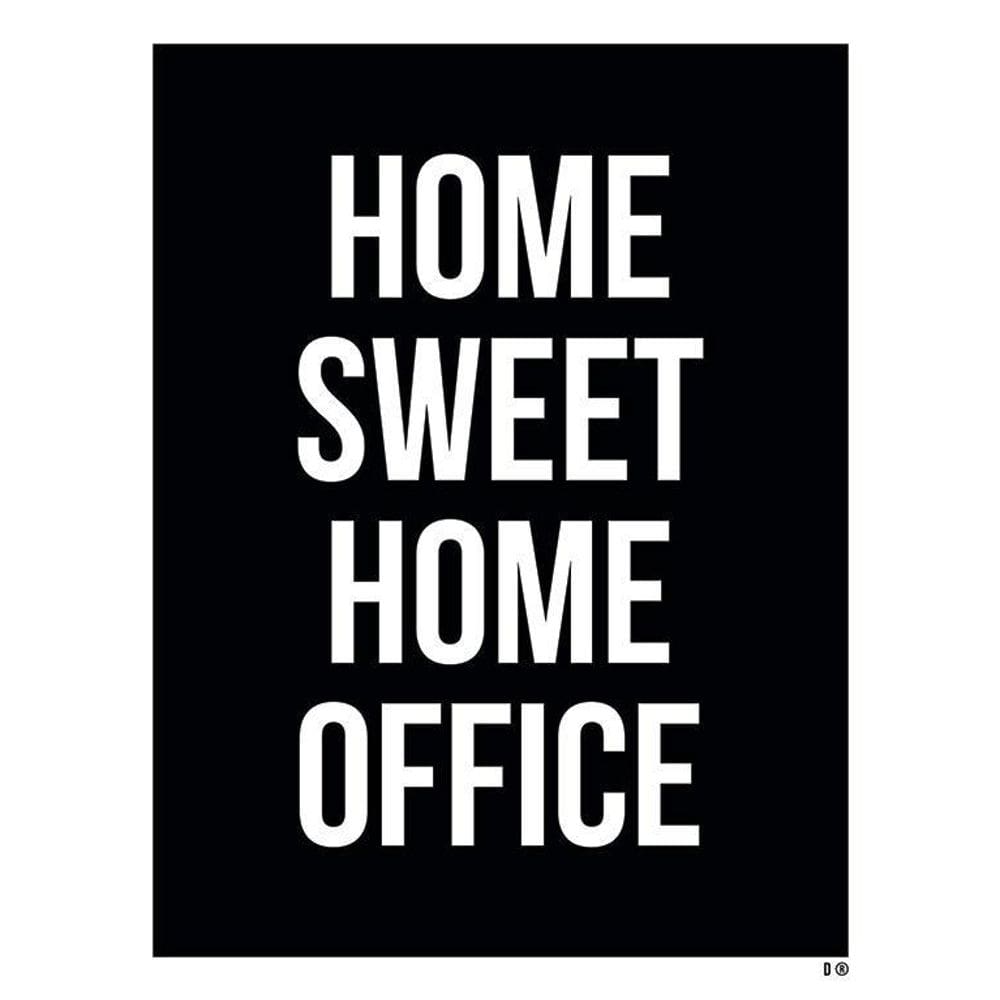 Kit 3 Placas Decorativa - Home Sweet Home Office