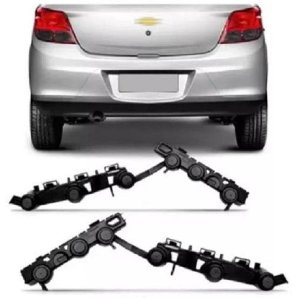 Par Guia Traseiro Parachoque Onix 2013 14 15 16 Joy 17 A 19