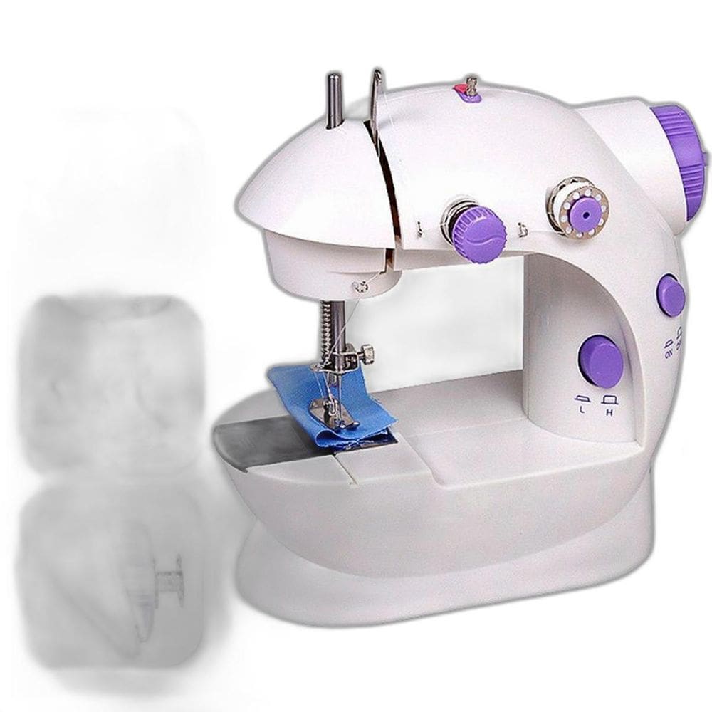 Máq. Costura Reta Portátil Countertech Branca 110v/220v