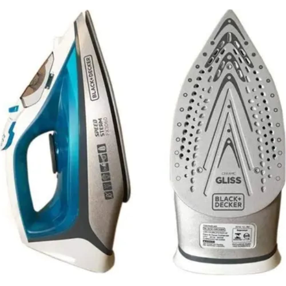 Ferro De Passar A Vapor Black E Decker 2000W Branco/Blue 220V