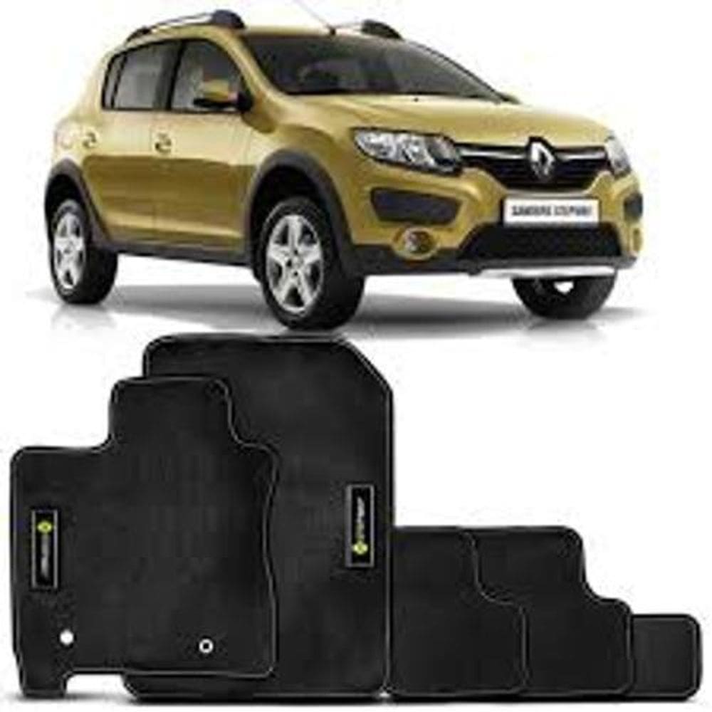 Tapete Sandero Stapway Borracha Pvc